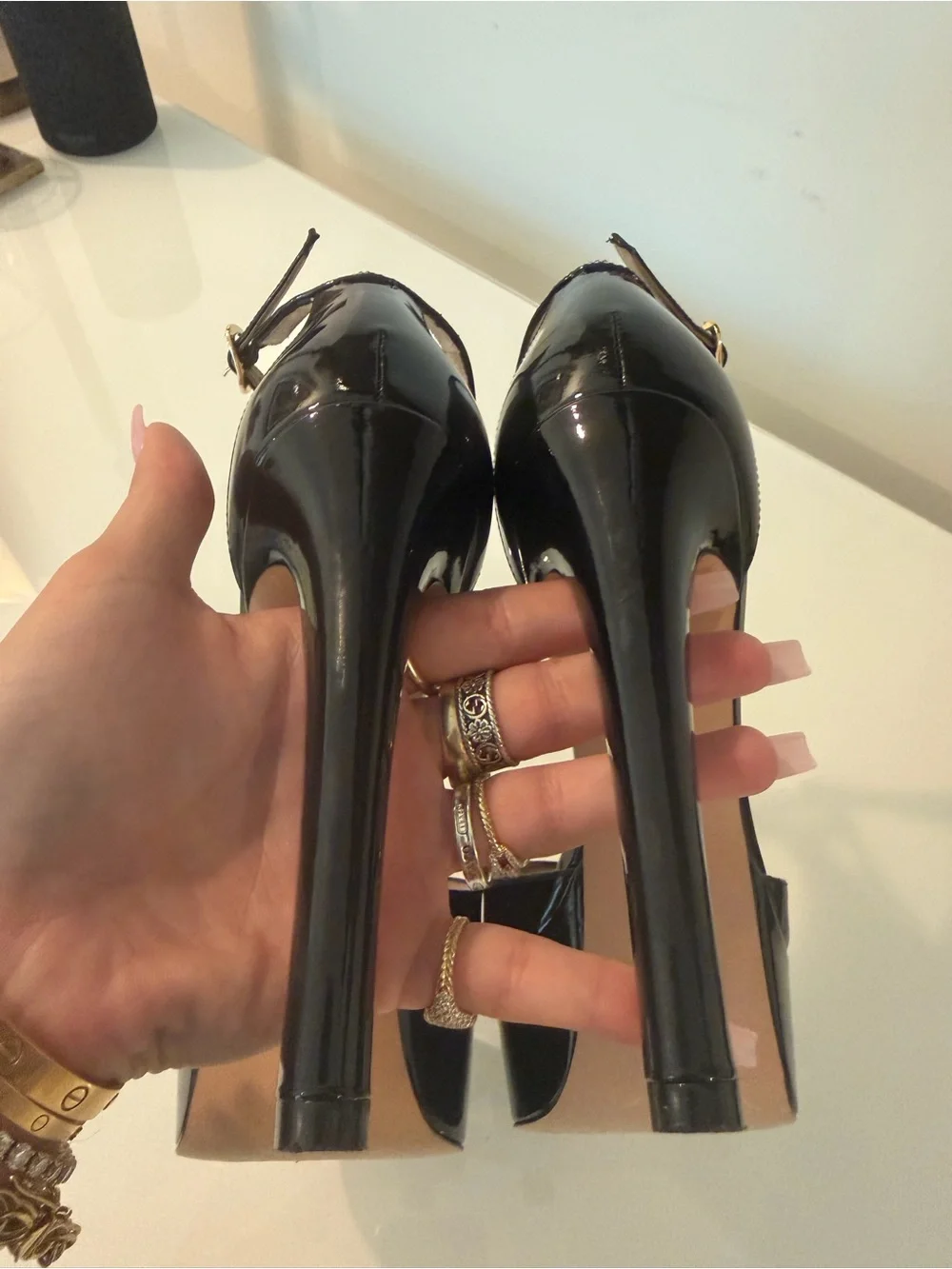 Stuart Weitzman Disco Platform Sandal - Picture 7 of 13
